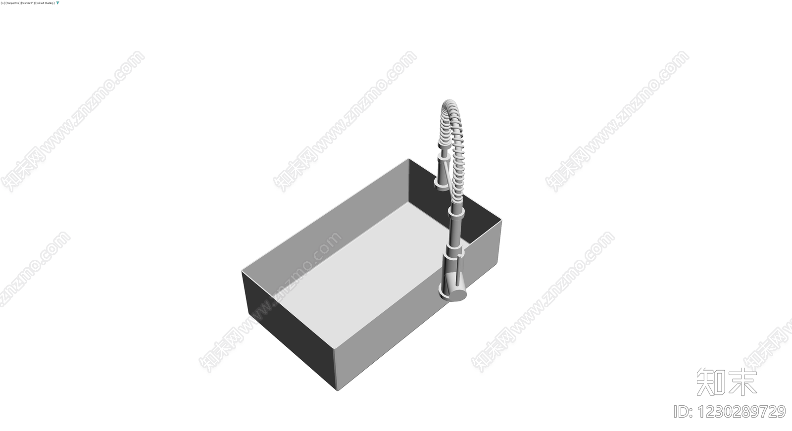 厨房水龙头组件3D模型下载【ID:1230289729】
