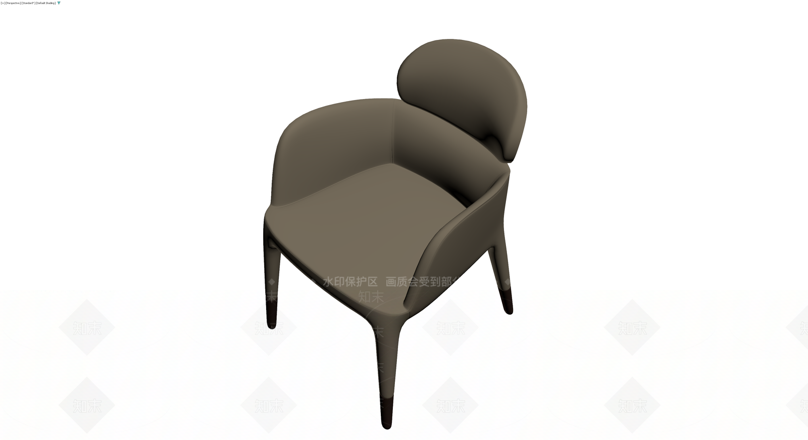 现代风格休闲椅3D模型下载【ID:1229924231】
