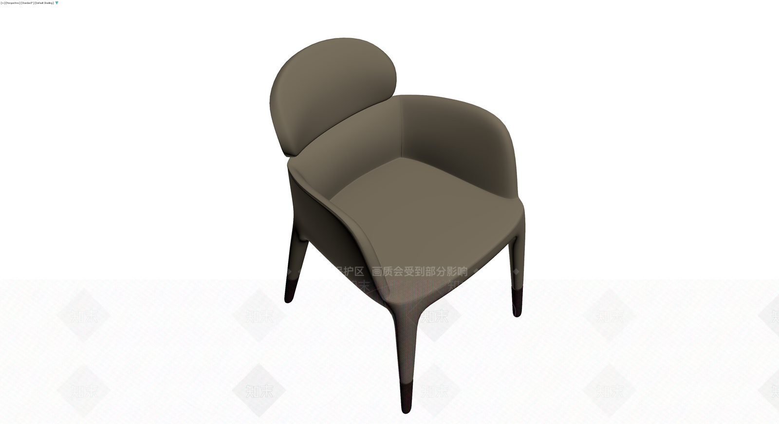 现代风格休闲椅3D模型下载【ID:1229924231】