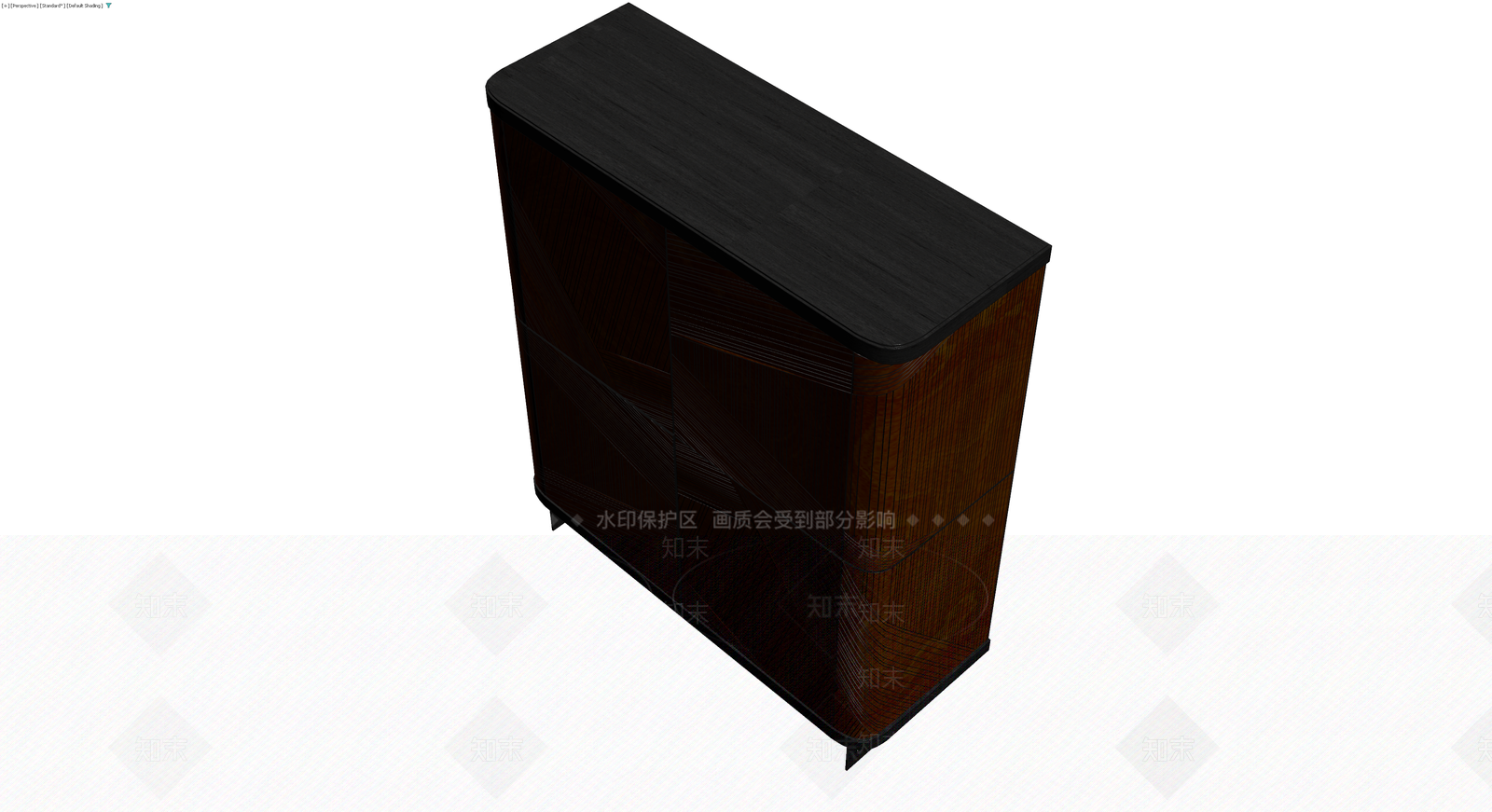 黑顶拼花柜体3D模型下载【ID:1229917430】