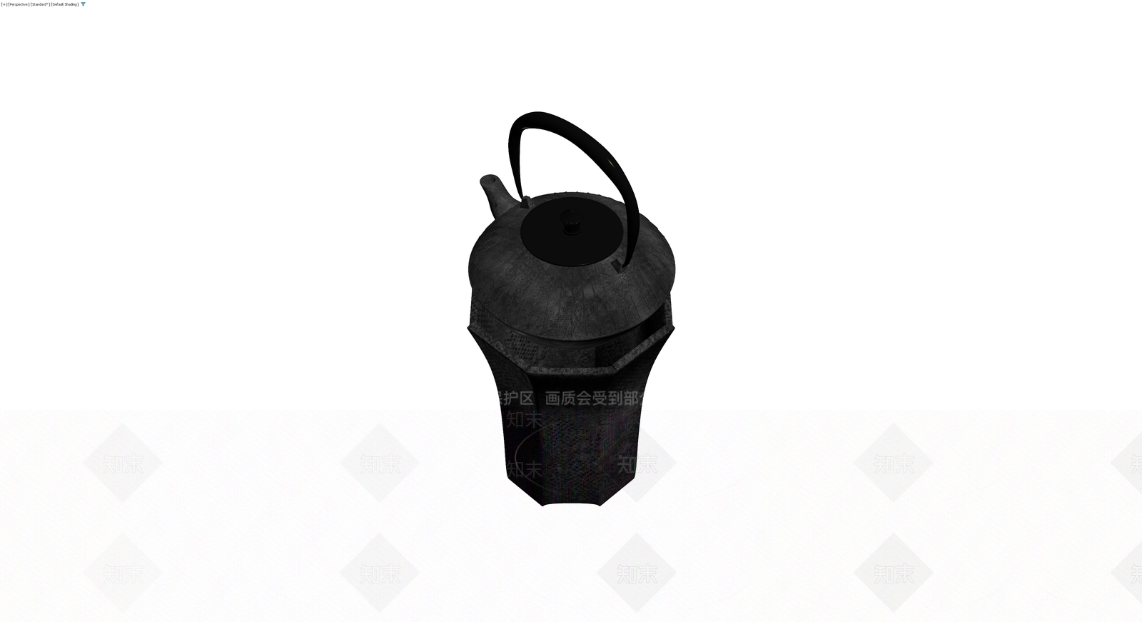 铸铁茶壶与暖炉组合3D模型下载【ID:1230792081】