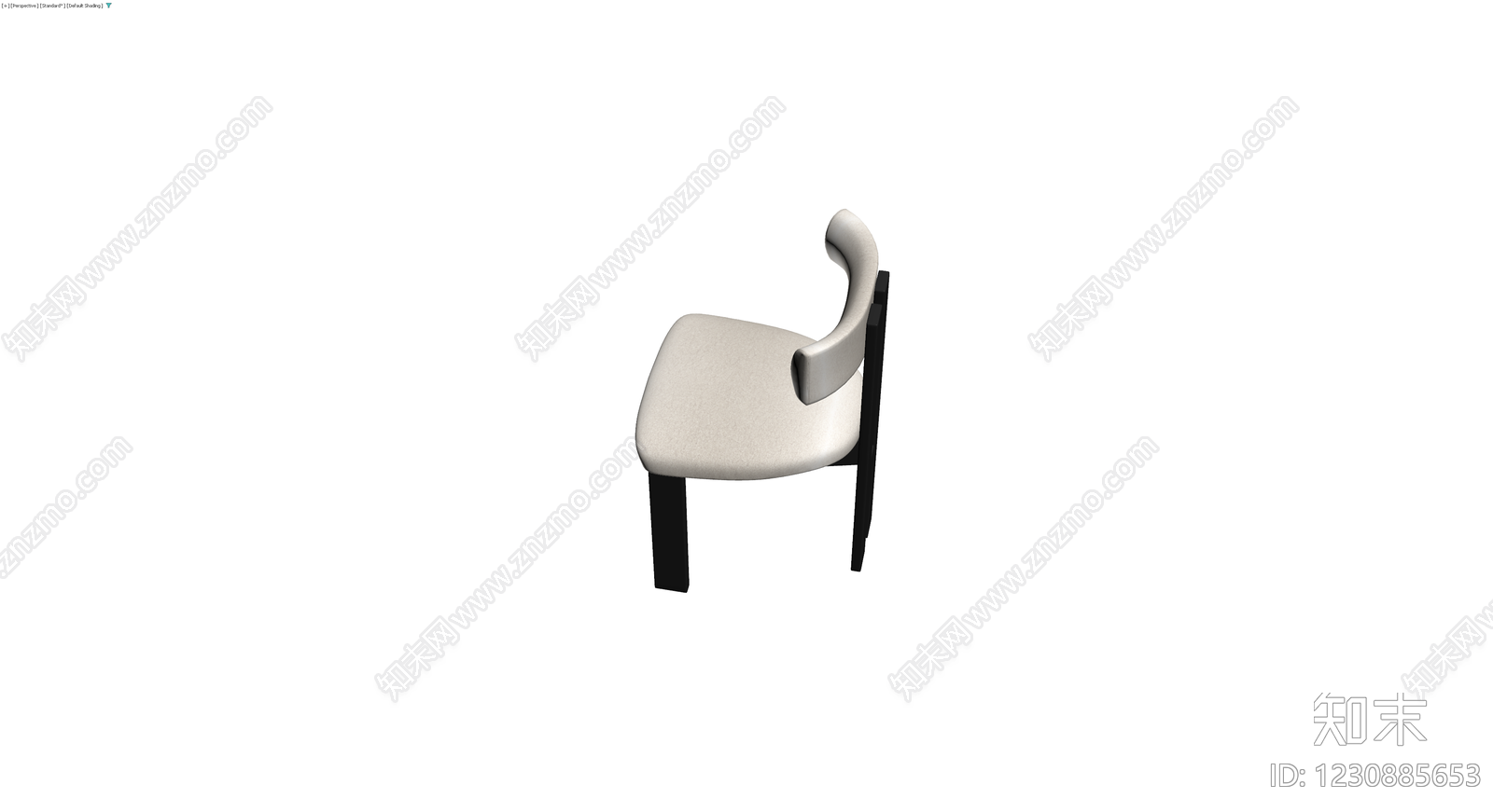 现代风格实木软包椅3D模型下载【ID:1230885653】