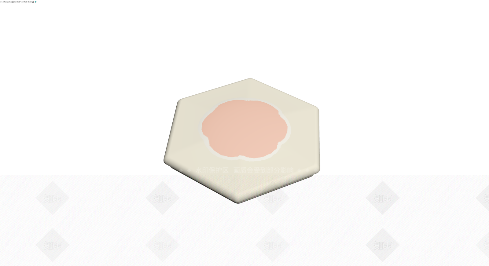 六边形软包坐墩3D模型下载【ID:1229992926】