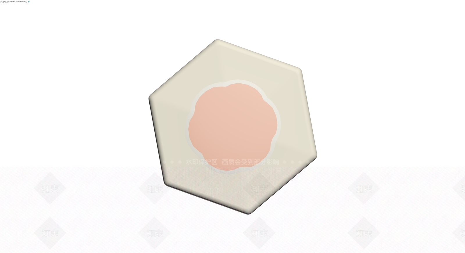 六边形软包坐墩3D模型下载【ID:1229992926】