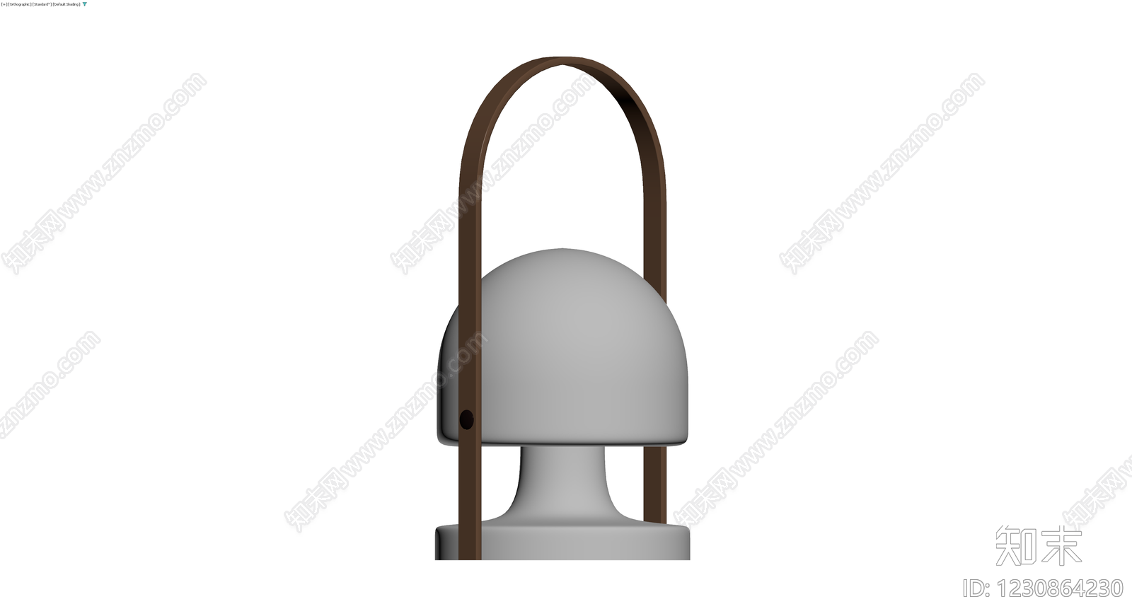 球形提手灯具灰模3D模型下载【ID:1230864230】