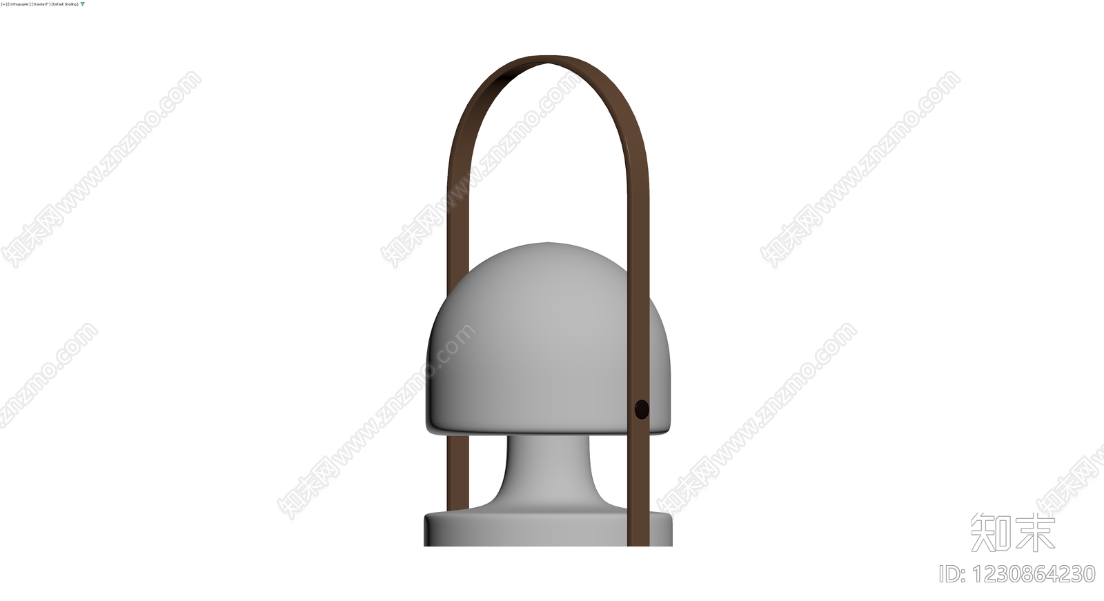 球形提手灯具灰模3D模型下载【ID:1230864230】