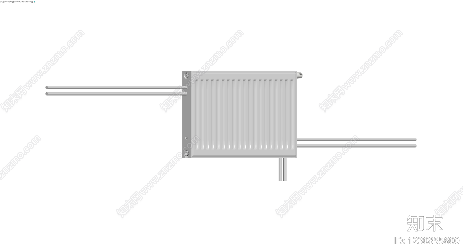 双管板式散热器3D模型下载【ID:1230855600】