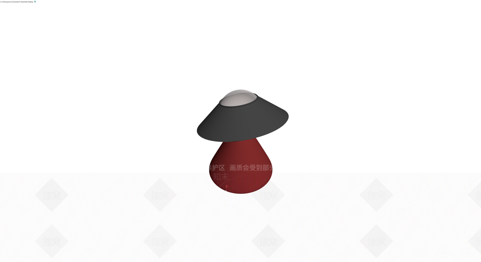 红黑配色台灯模型3D模型下载【ID:1229850379】