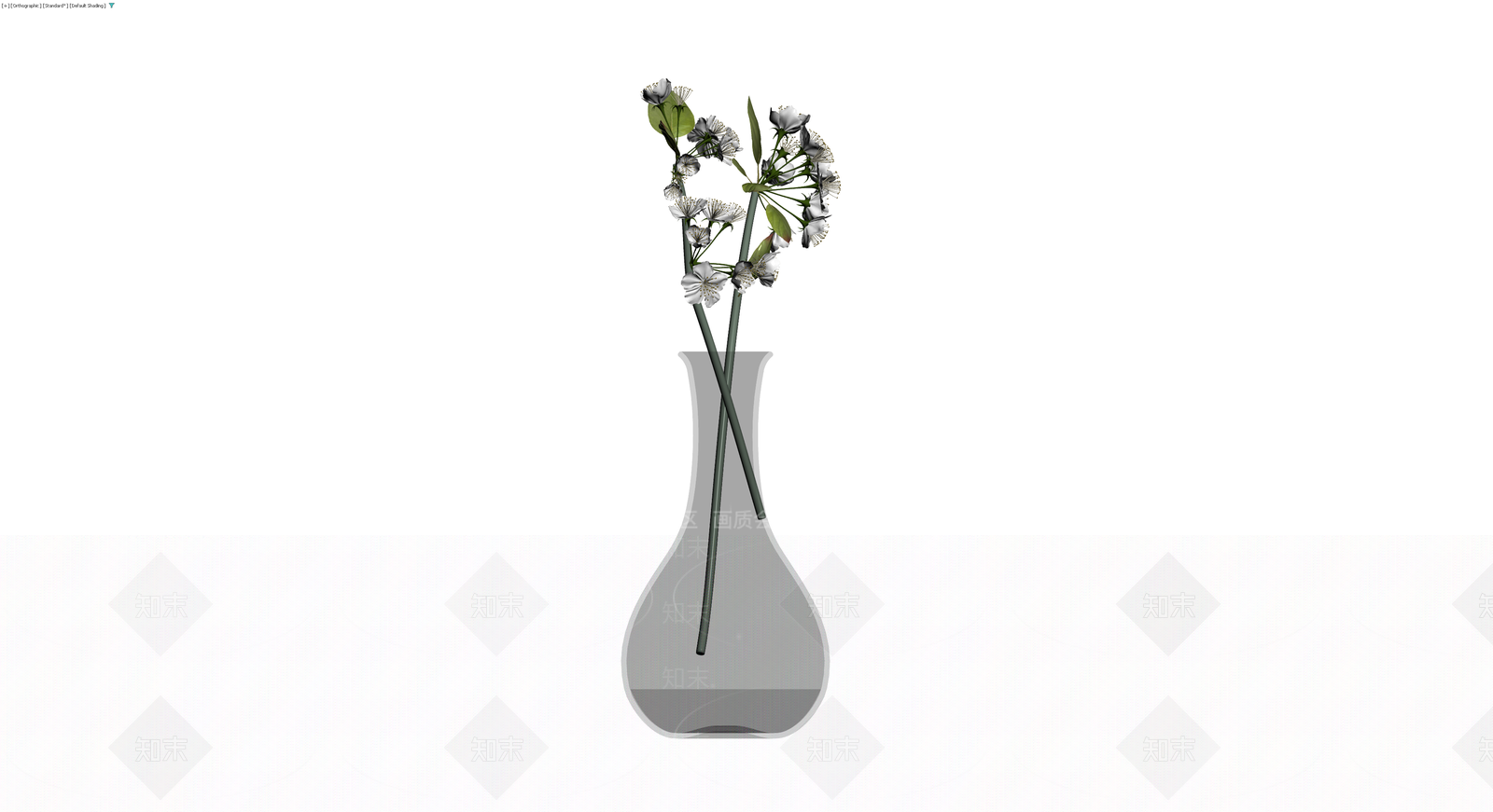 插花花瓶组合3D模型下载【ID:1230170054】