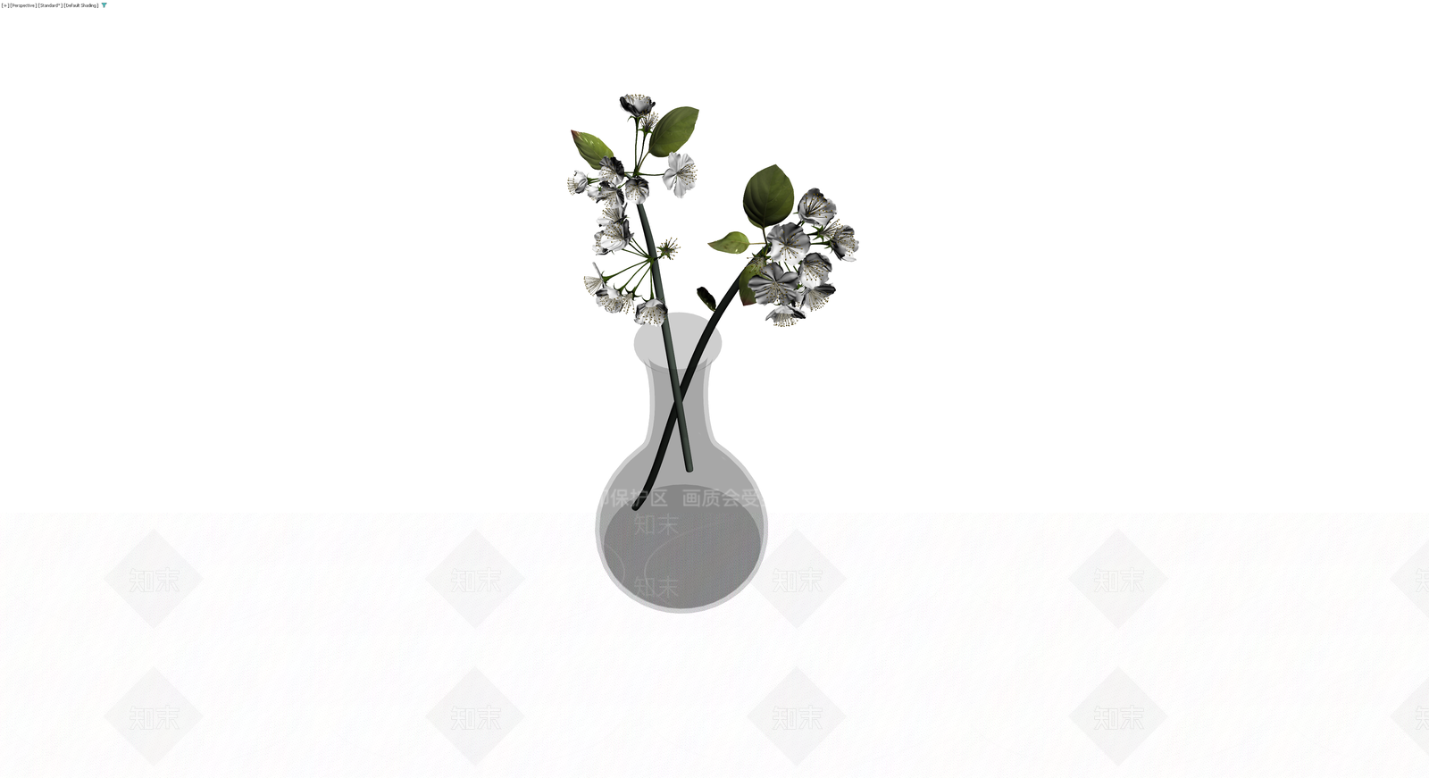 插花花瓶组合3D模型下载【ID:1230170054】