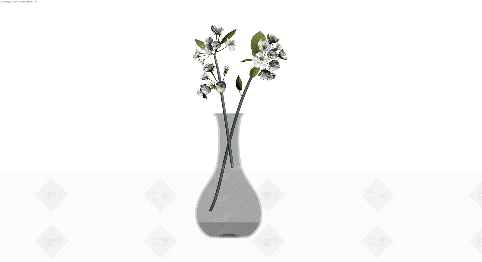 插花花瓶组合3D模型下载【ID:1230170054】