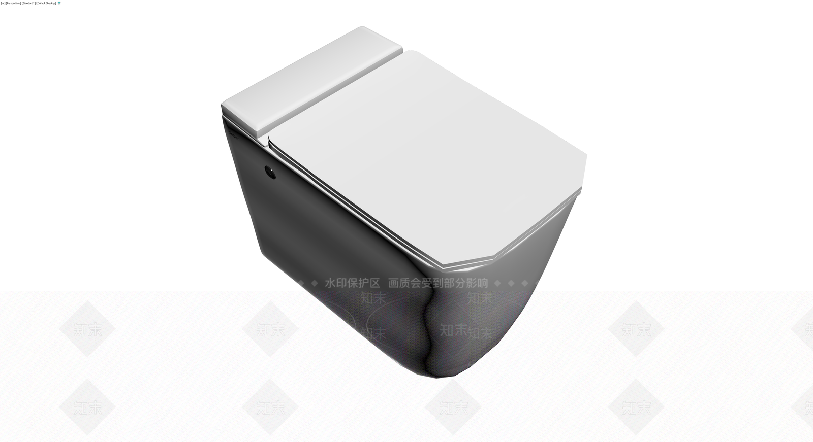 现代方形马桶灰模3D模型下载【ID:1230752947】