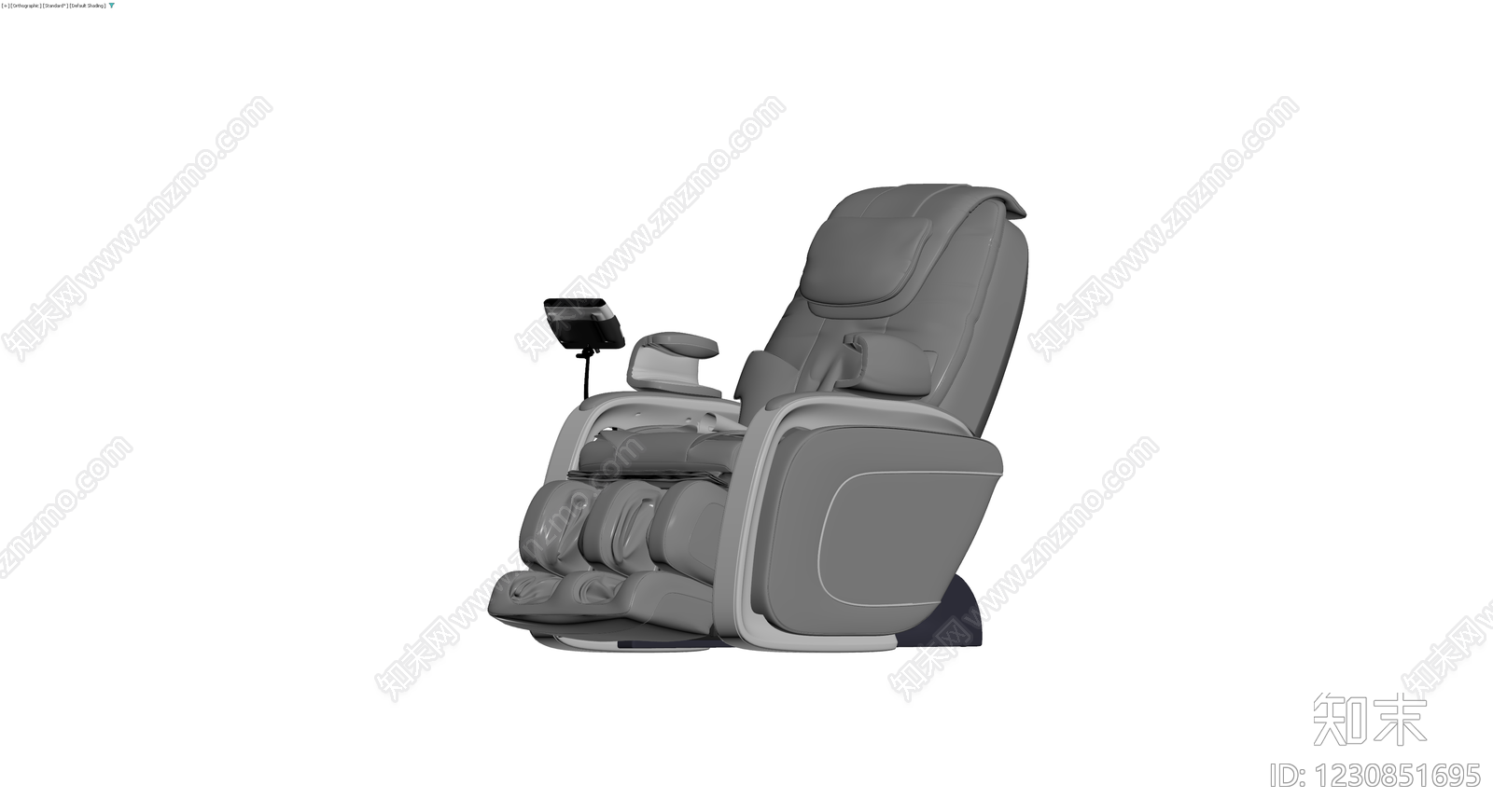 多功能按摩椅灰模3D模型下载【ID:1230851695】