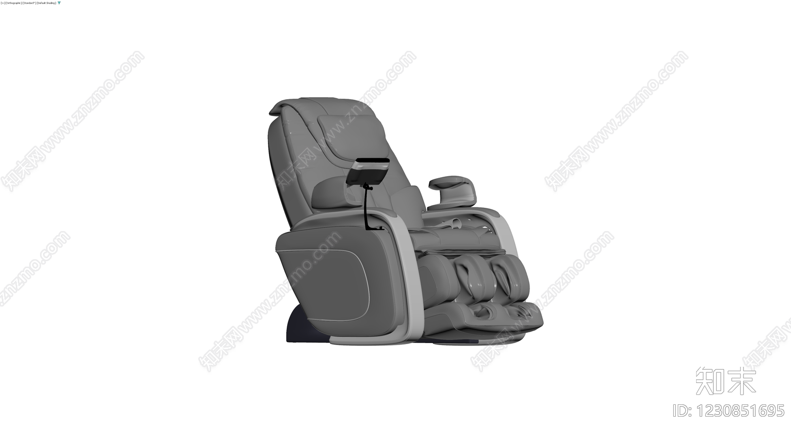多功能按摩椅灰模3D模型下载【ID:1230851695】