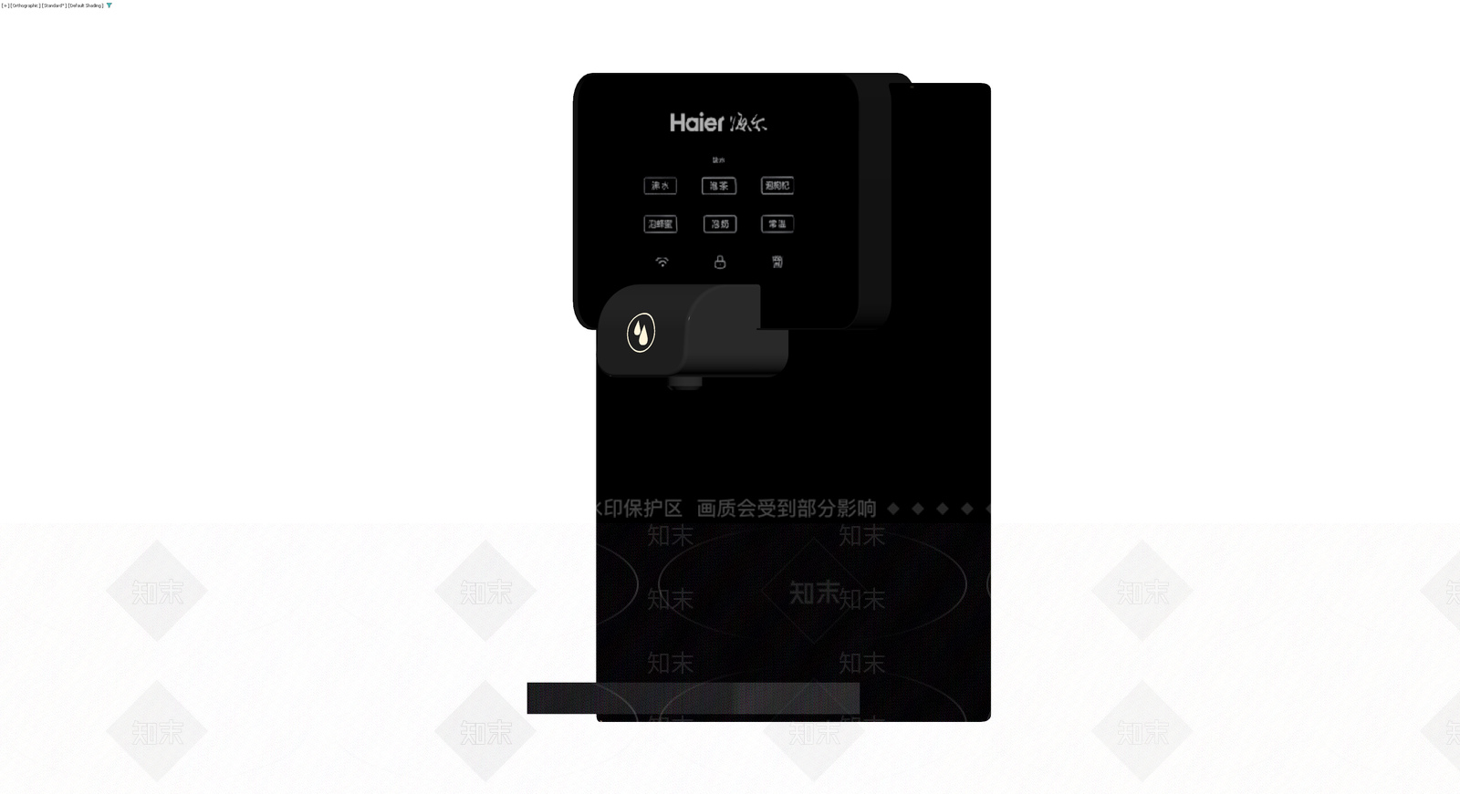 海尔黑色管线机3D模型下载【ID:1230777517】