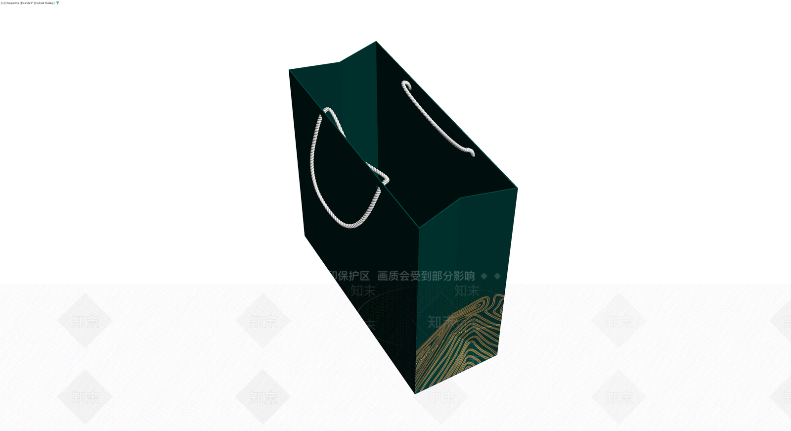 羊肚菌手提包装袋3D模型下载【ID:1229964543】