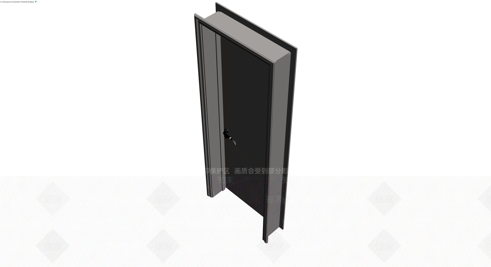 欧式双门板成品门3D模型下载【ID:1229877298】