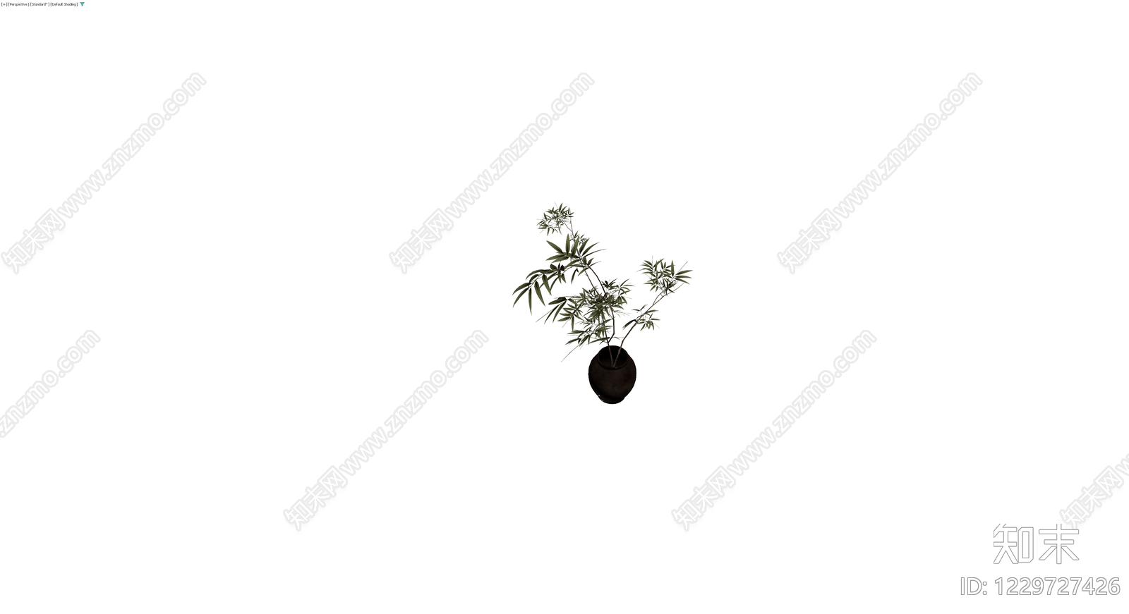盆栽竹类植物模型3D模型下载【ID:1229727426】