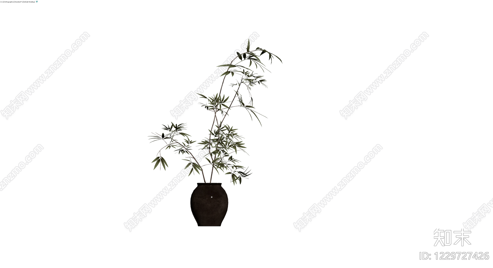 盆栽竹类植物模型3D模型下载【ID:1229727426】
