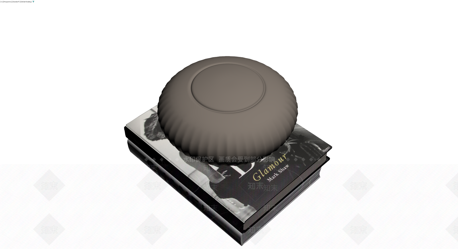书籍与装饰盘组合3D模型下载【ID:1230342450】