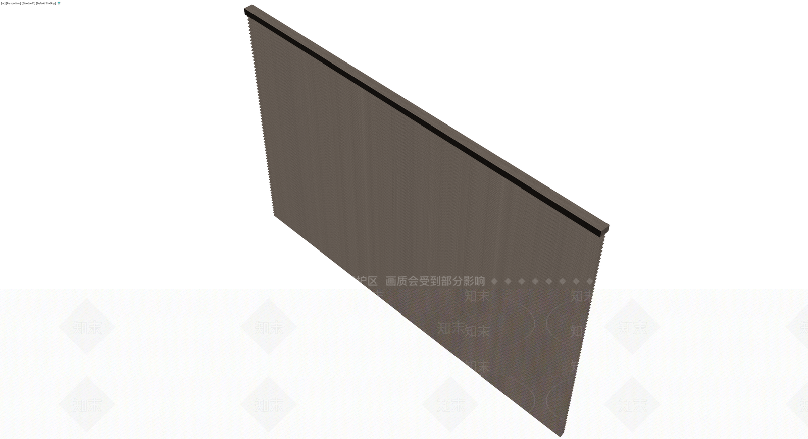 深褐色百叶窗组件3D模型下载【ID:1229642731】