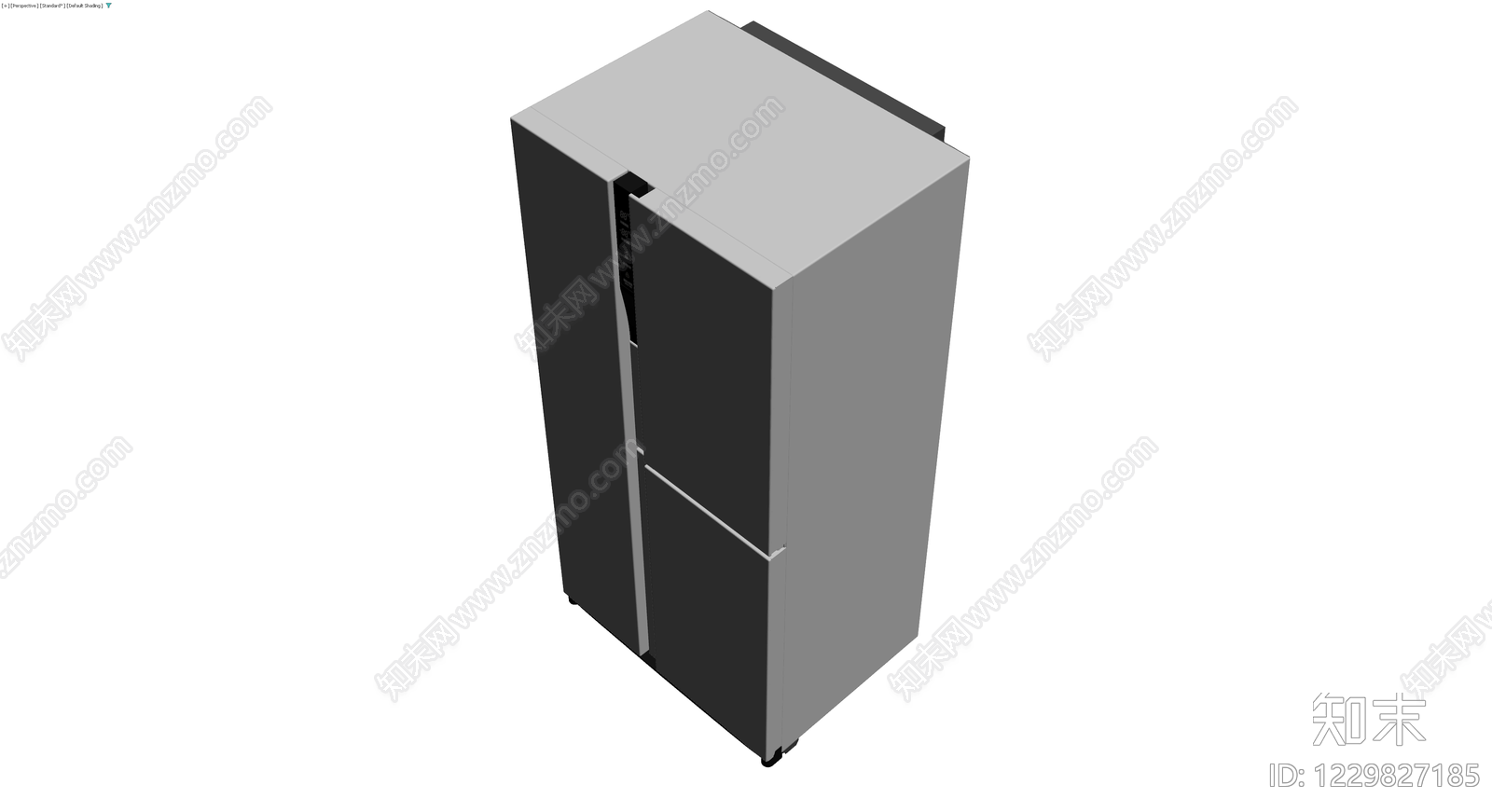 灰色四门冰箱模型3D模型下载【ID:1229827185】