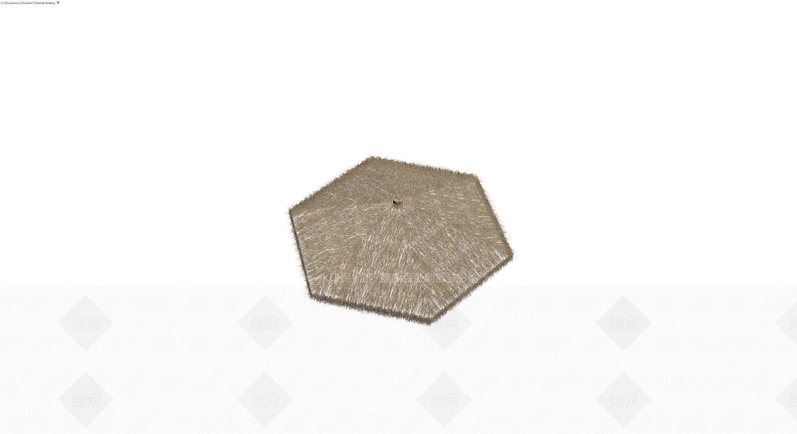 茅草遮阳伞3D模型下载【ID:1230436301】