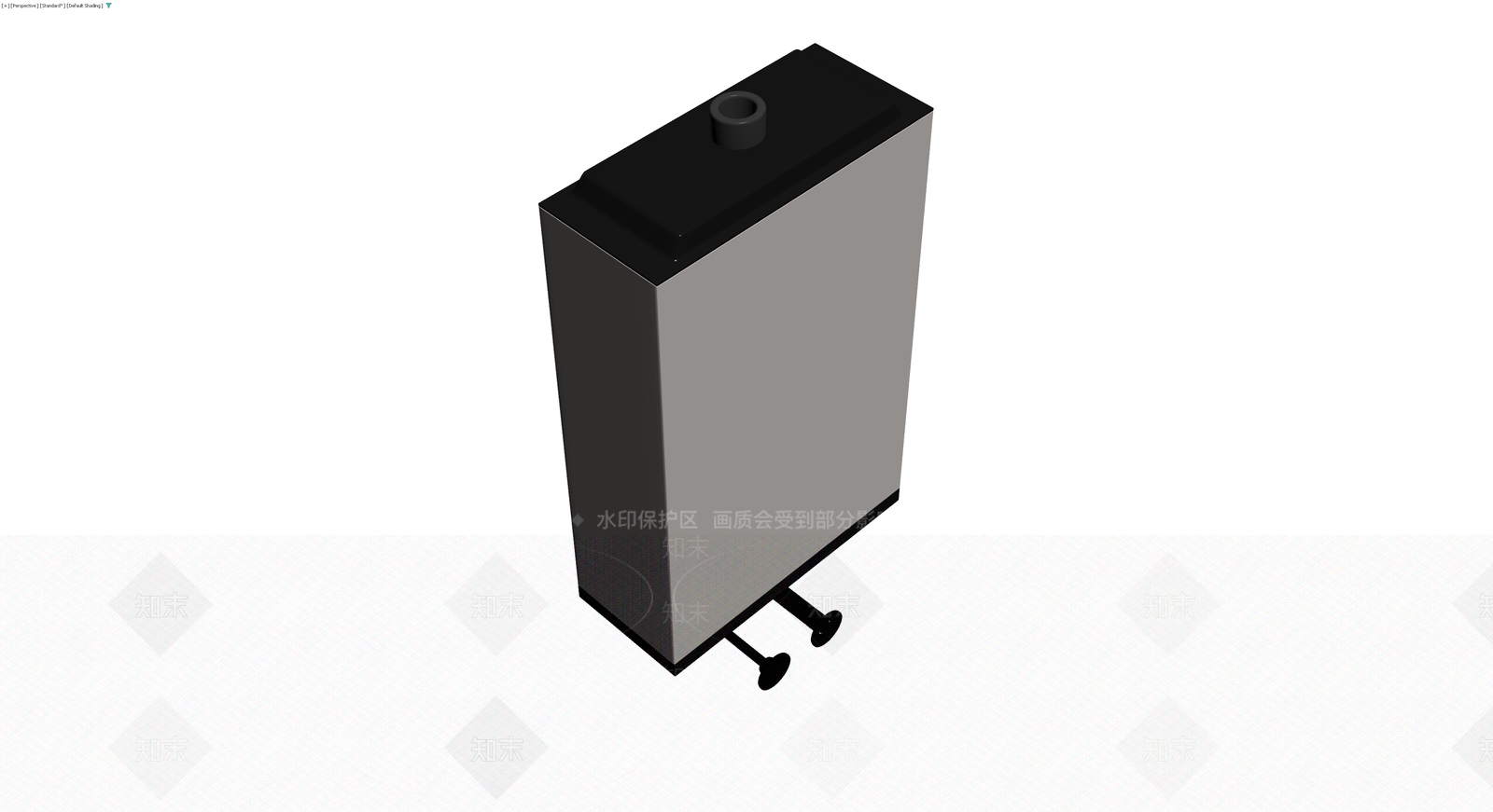 美的品牌立式热水器3D模型下载【ID:1230385530】
