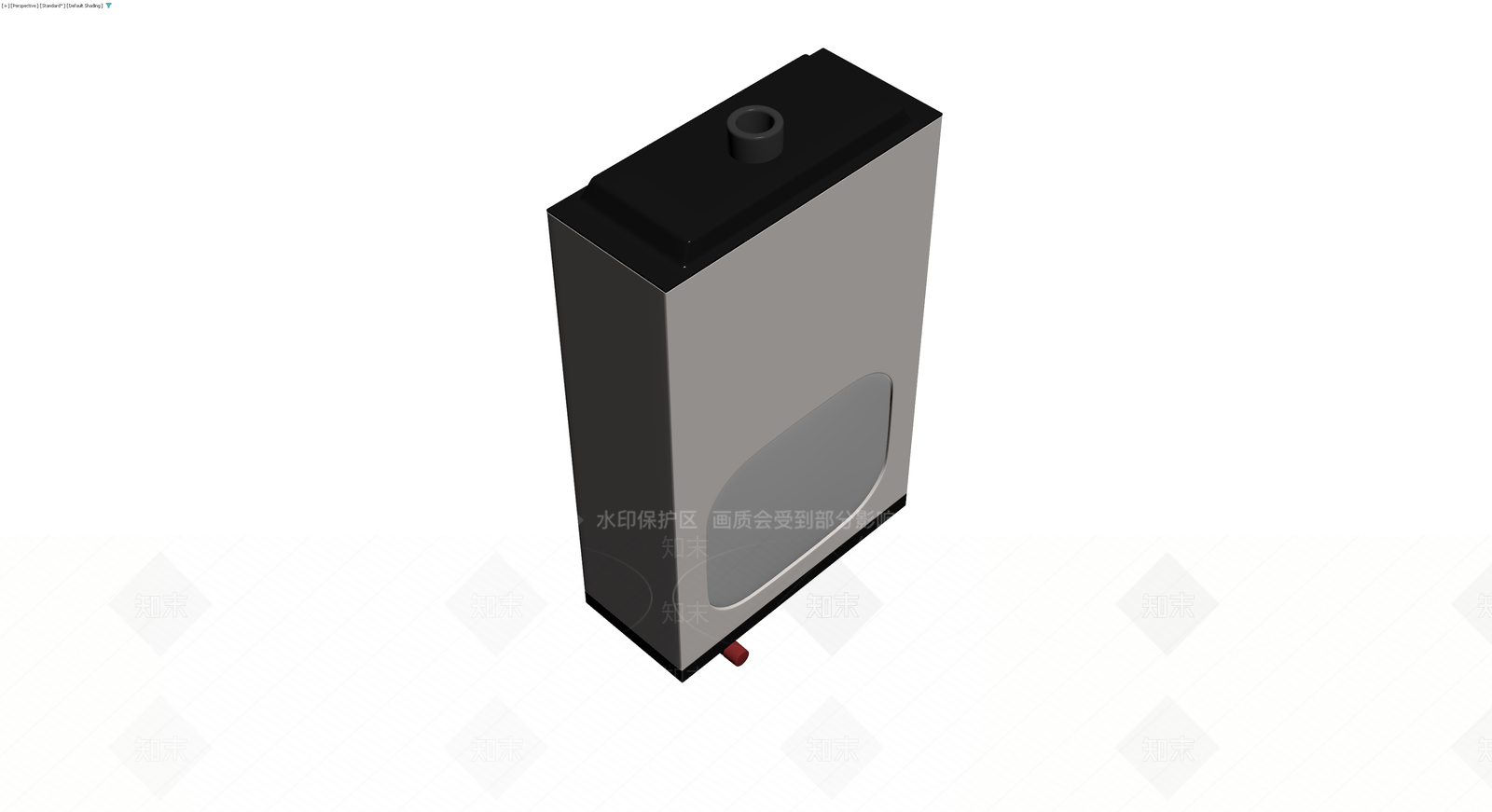 美的品牌立式热水器3D模型下载【ID:1230385530】