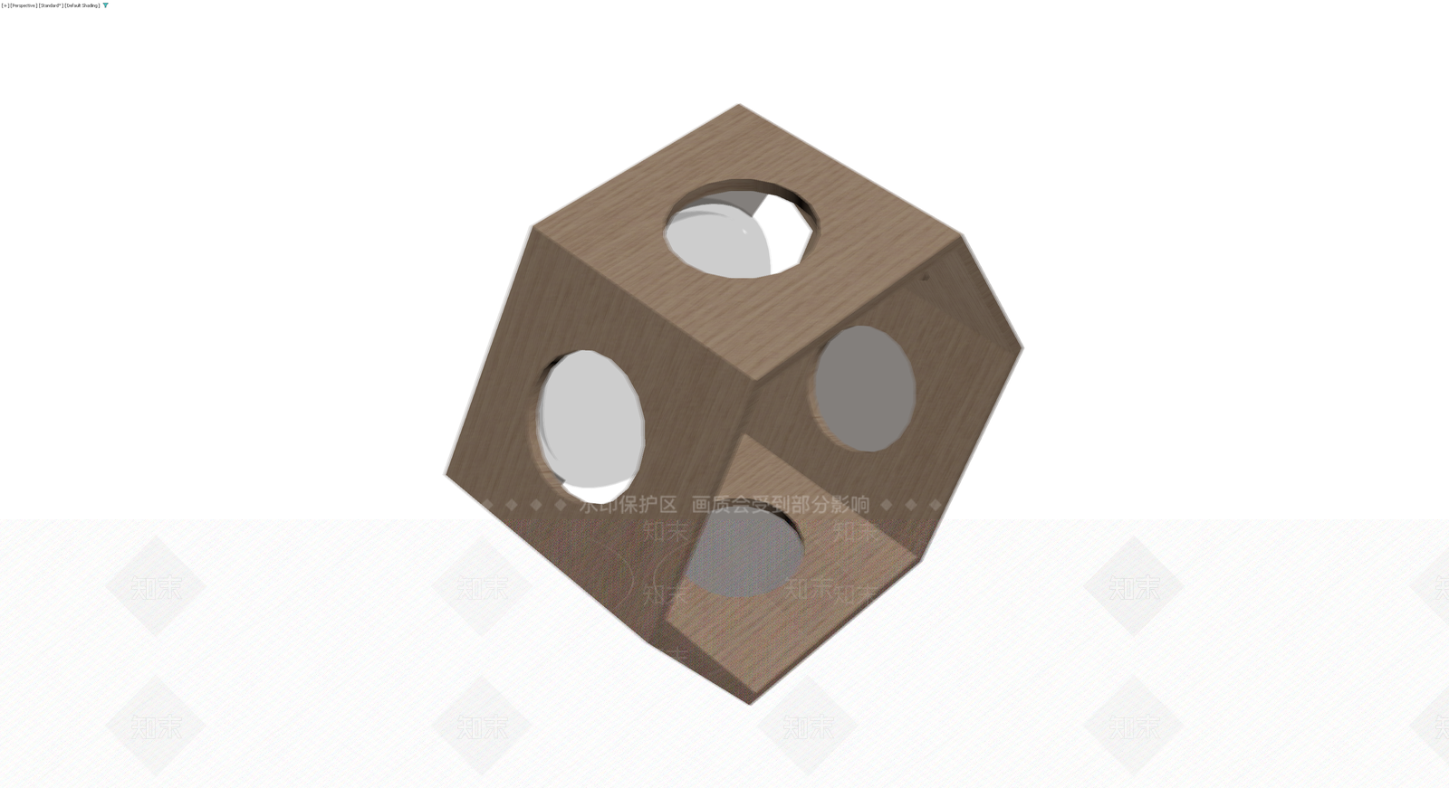 木质六边形收纳盒3D模型下载【ID:1229911750】