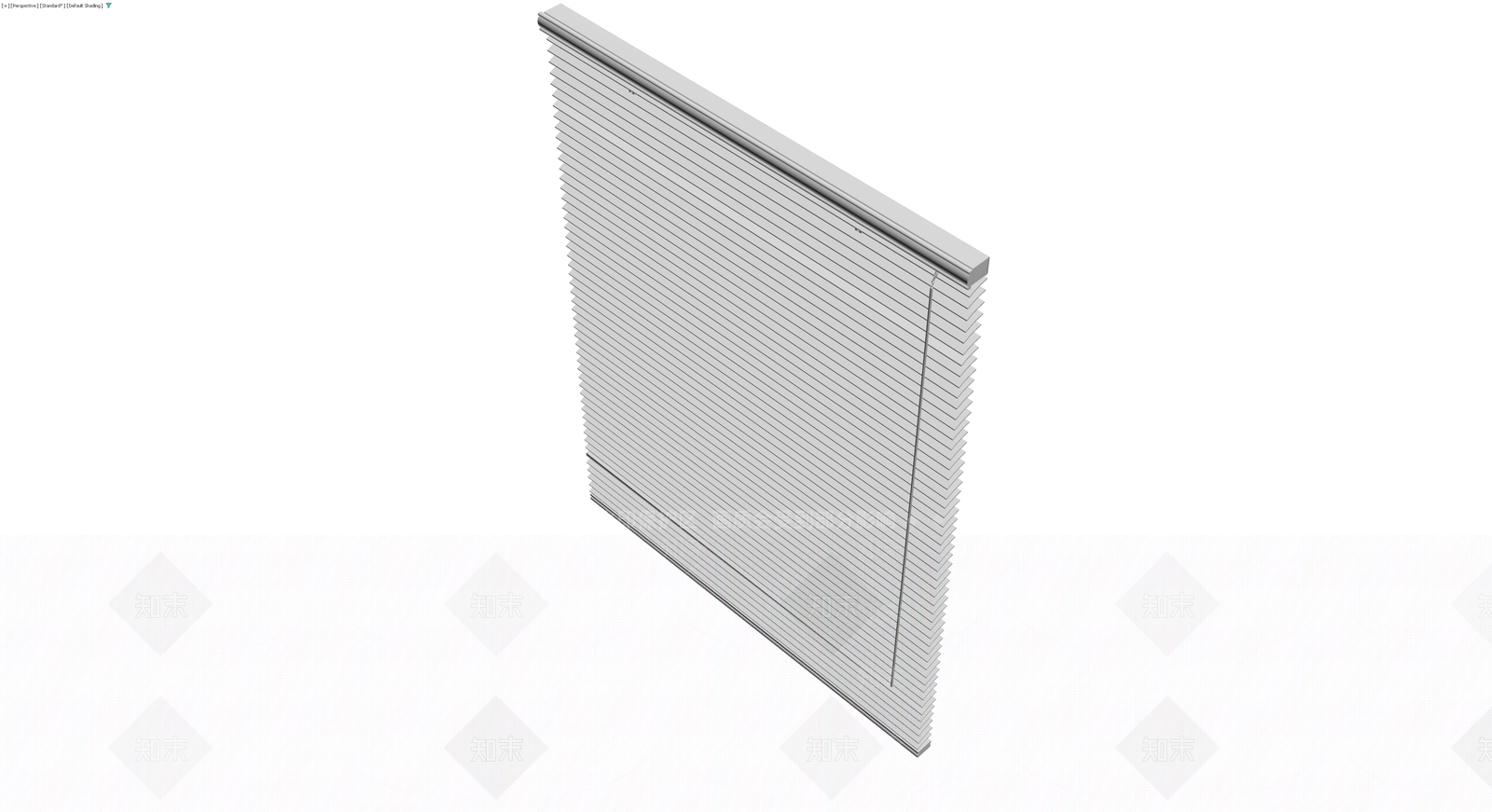 成品百叶窗帘组件3D模型下载【ID:1229894362】