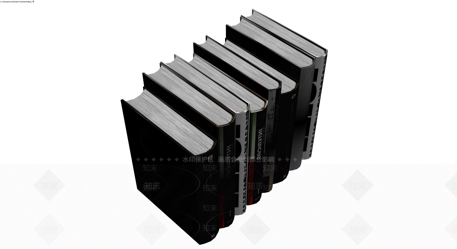 书籍组合模型3D模型下载【ID:1230337746】