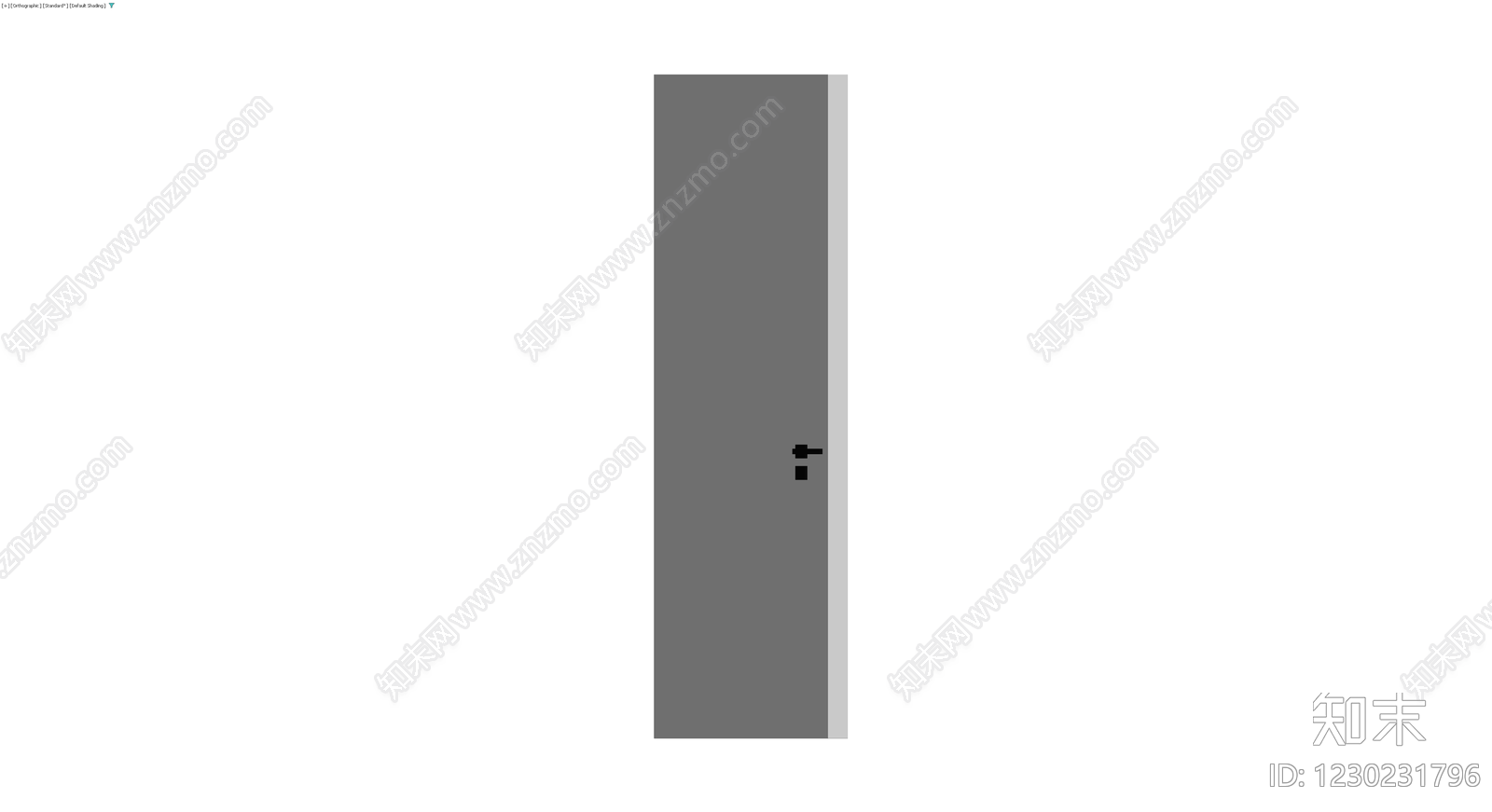 现代风格成品门体3D模型下载【ID:1230231796】