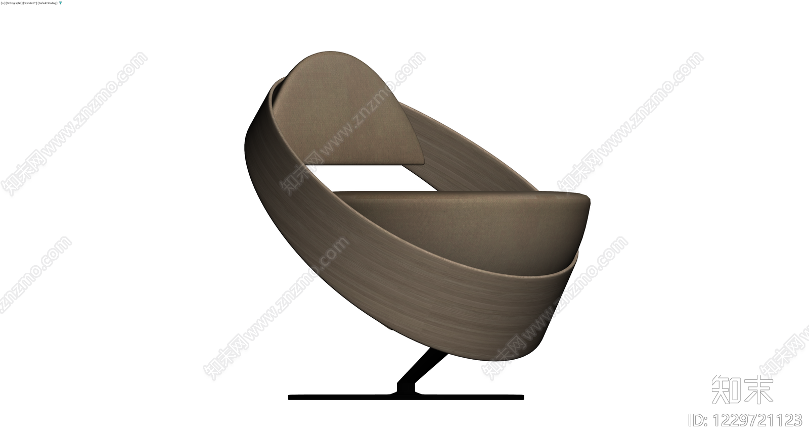 现代弧形休闲椅3D模型下载【ID:1229721123】