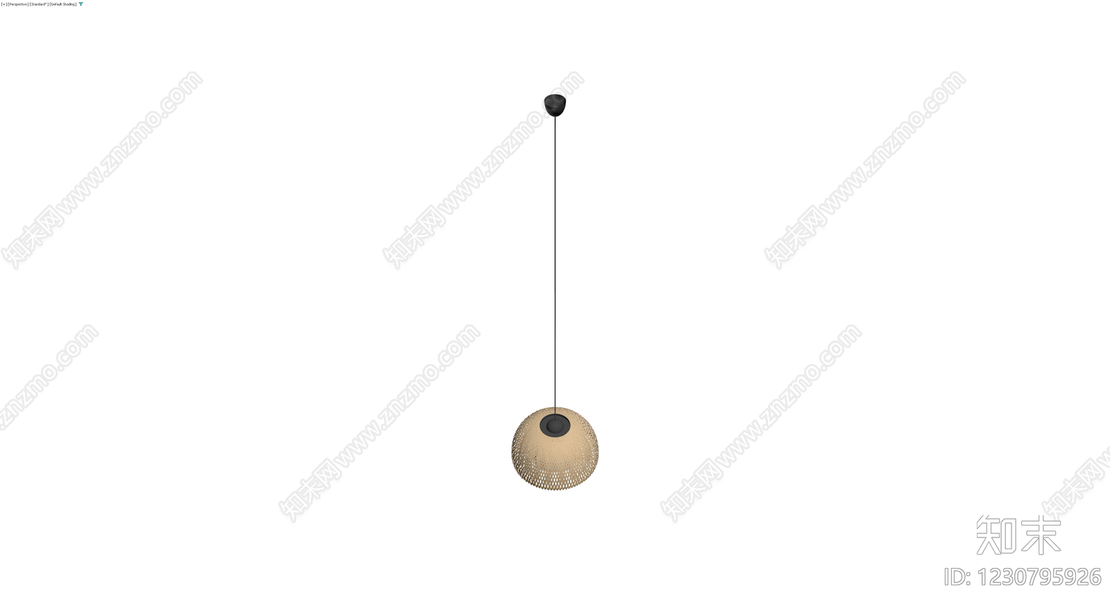 编织纹理吊灯3D模型下载【ID:1230795926】
