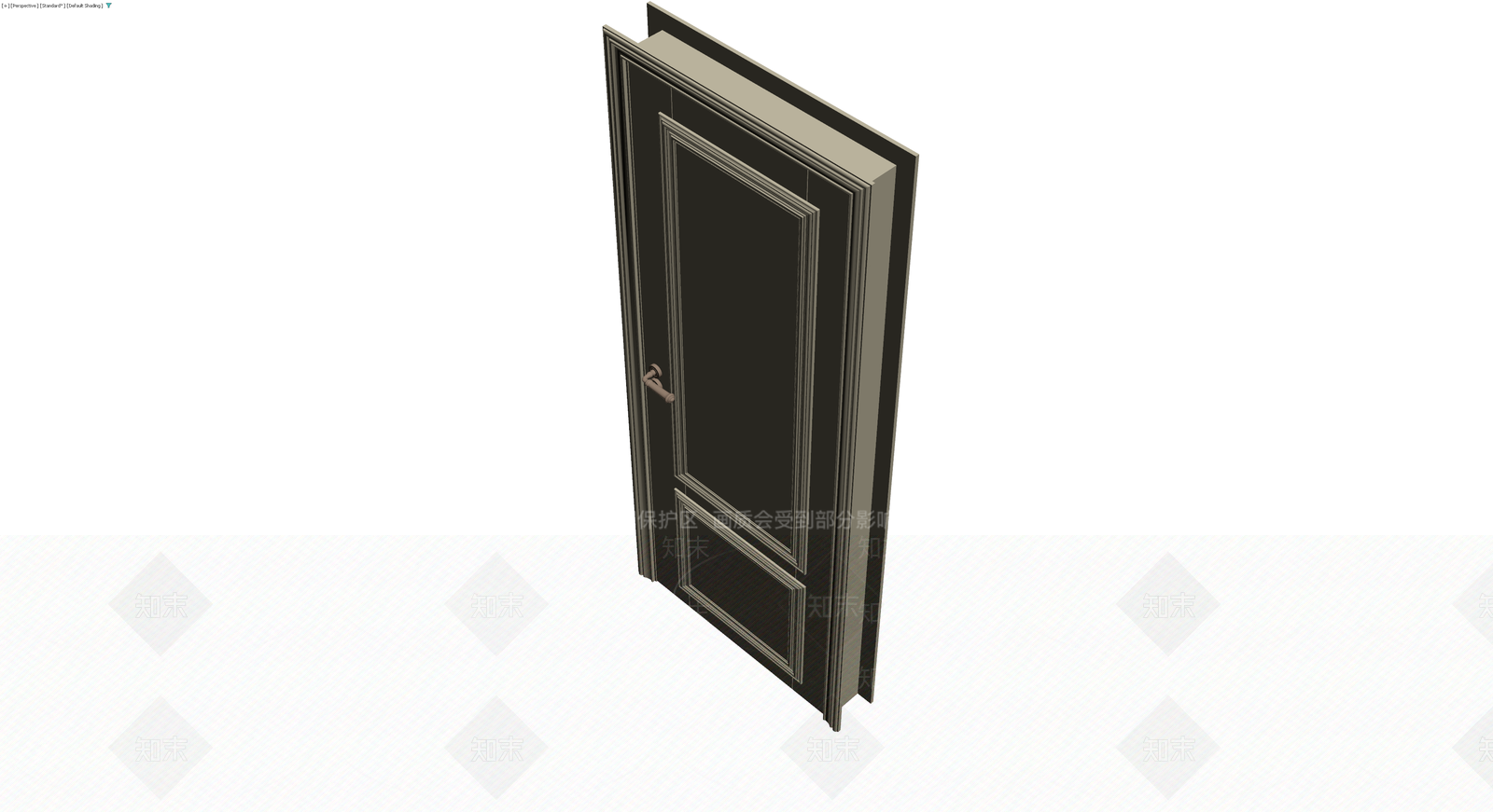 双板面欧式木门3D模型下载【ID:1230777374】