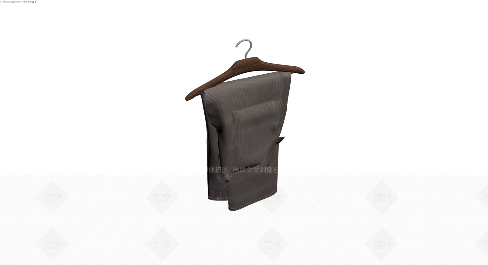 挂衣架上的条纹衬衫3D模型下载【ID:1230173475】