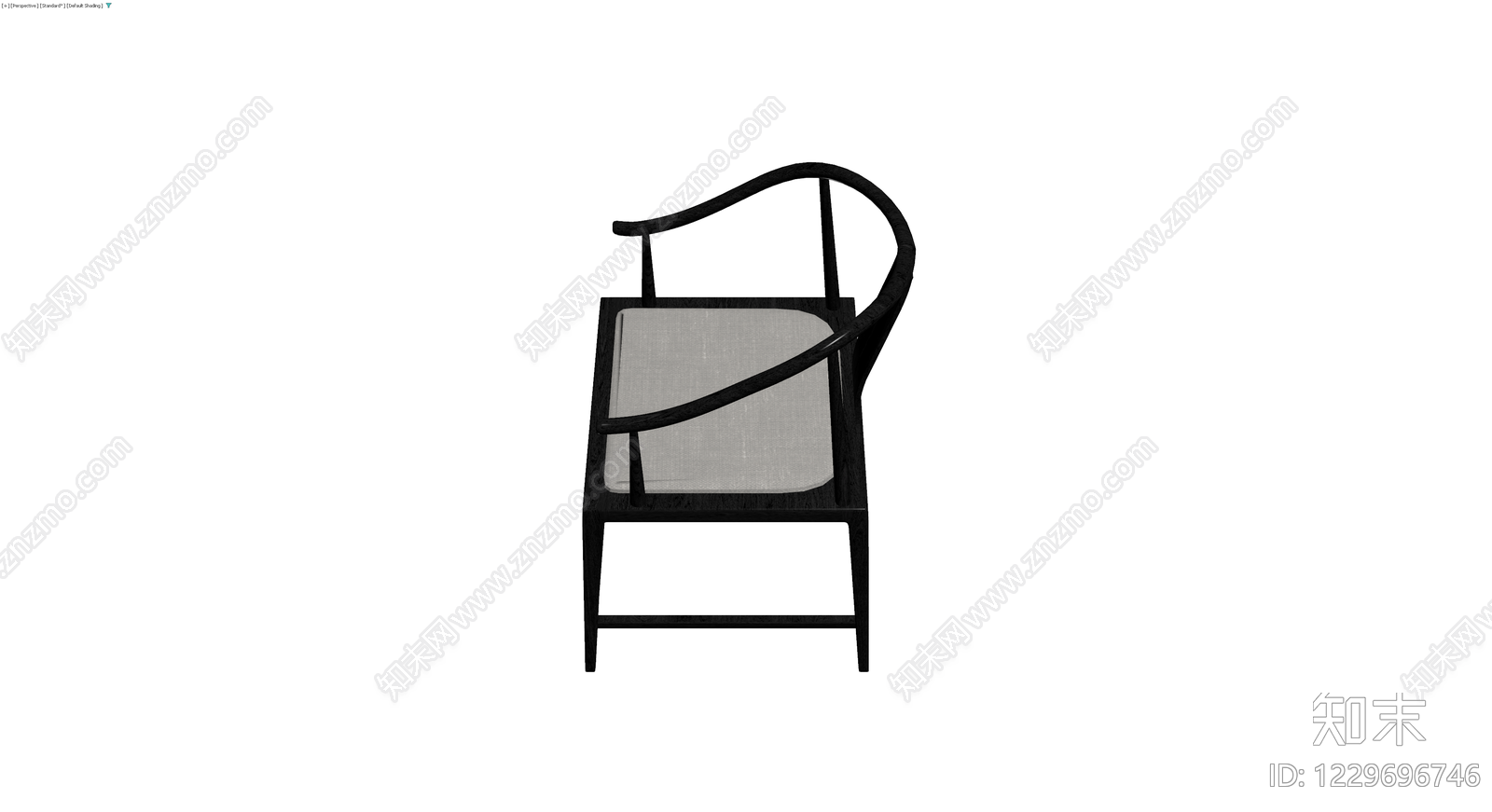 中式圈椅家具模型3D模型下载【ID:1229696746】