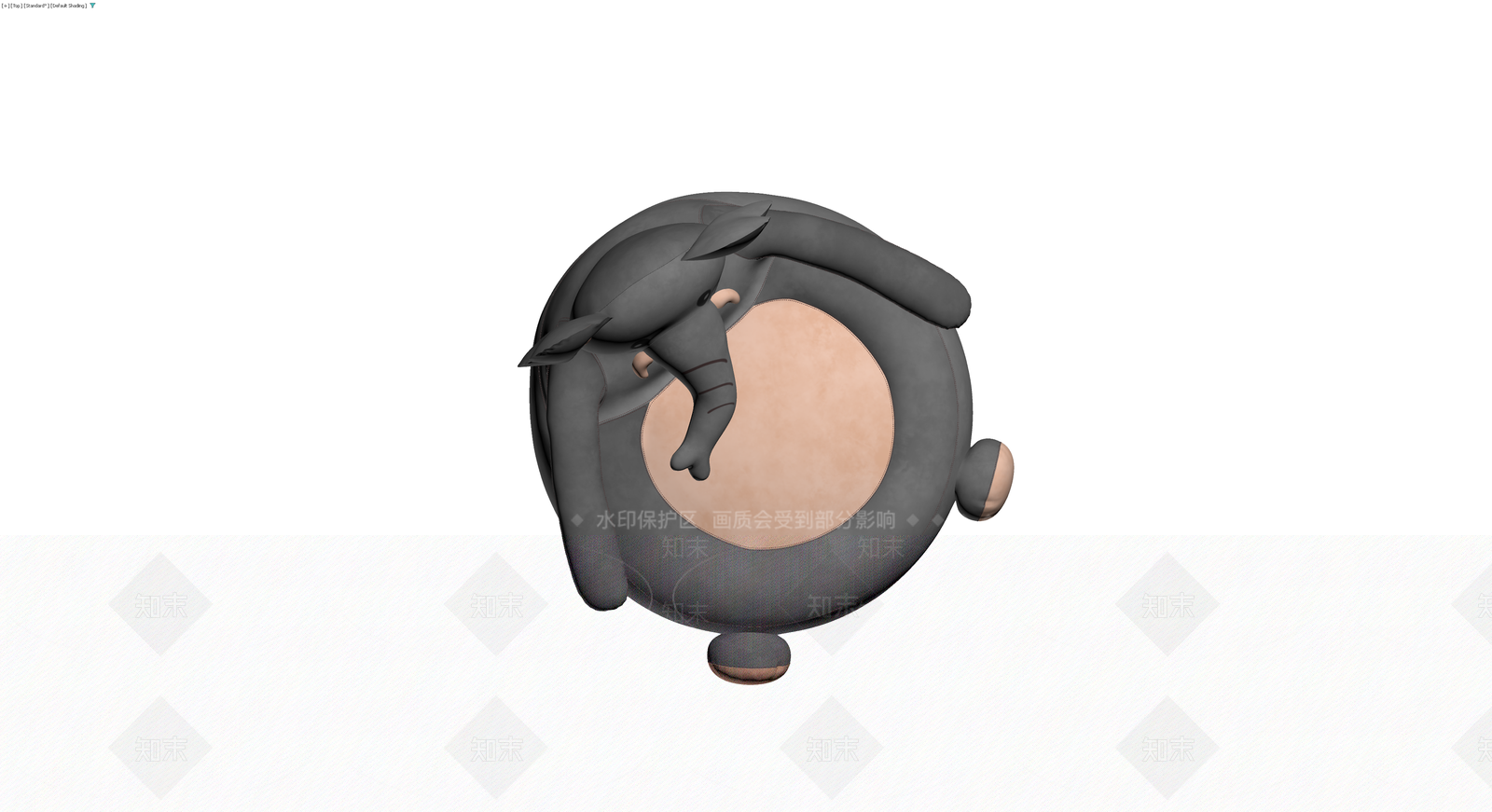 卡通大象造型沙发3D模型下载【ID:1230624110】