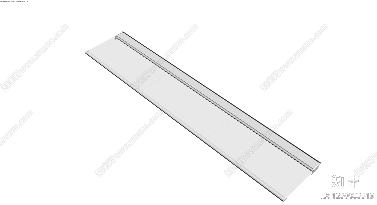 长条形线性灯具3D模型下载【ID:1230803519】