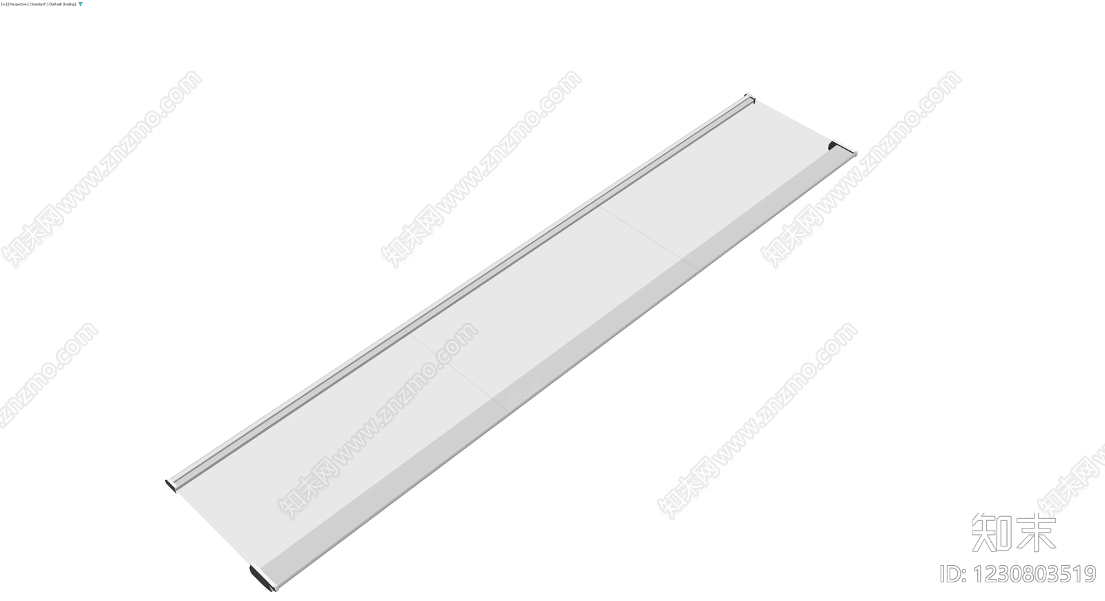长条形线性灯具3D模型下载【ID:1230803519】