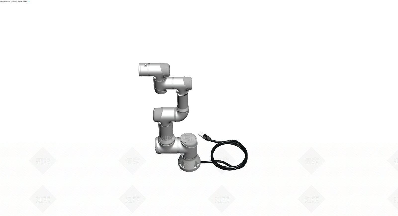 UR机械臂带线缆3D模型下载【ID:1230636762】
