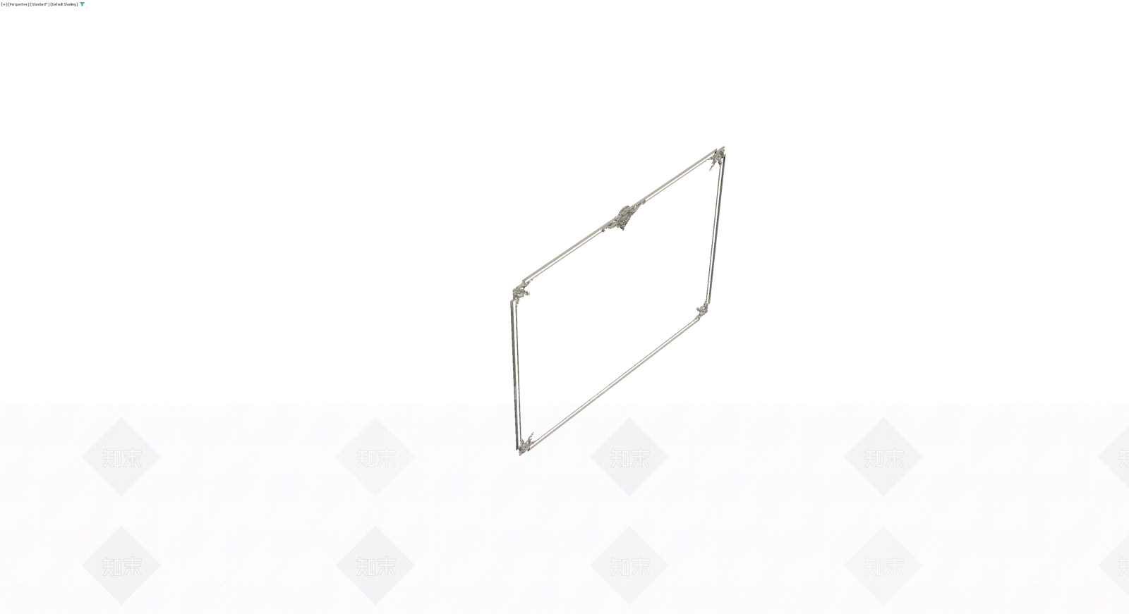 欧式装饰画框3D模型下载【ID:1230140072】
