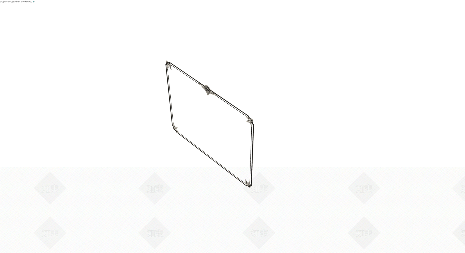 欧式装饰画框3D模型下载【ID:1230140072】