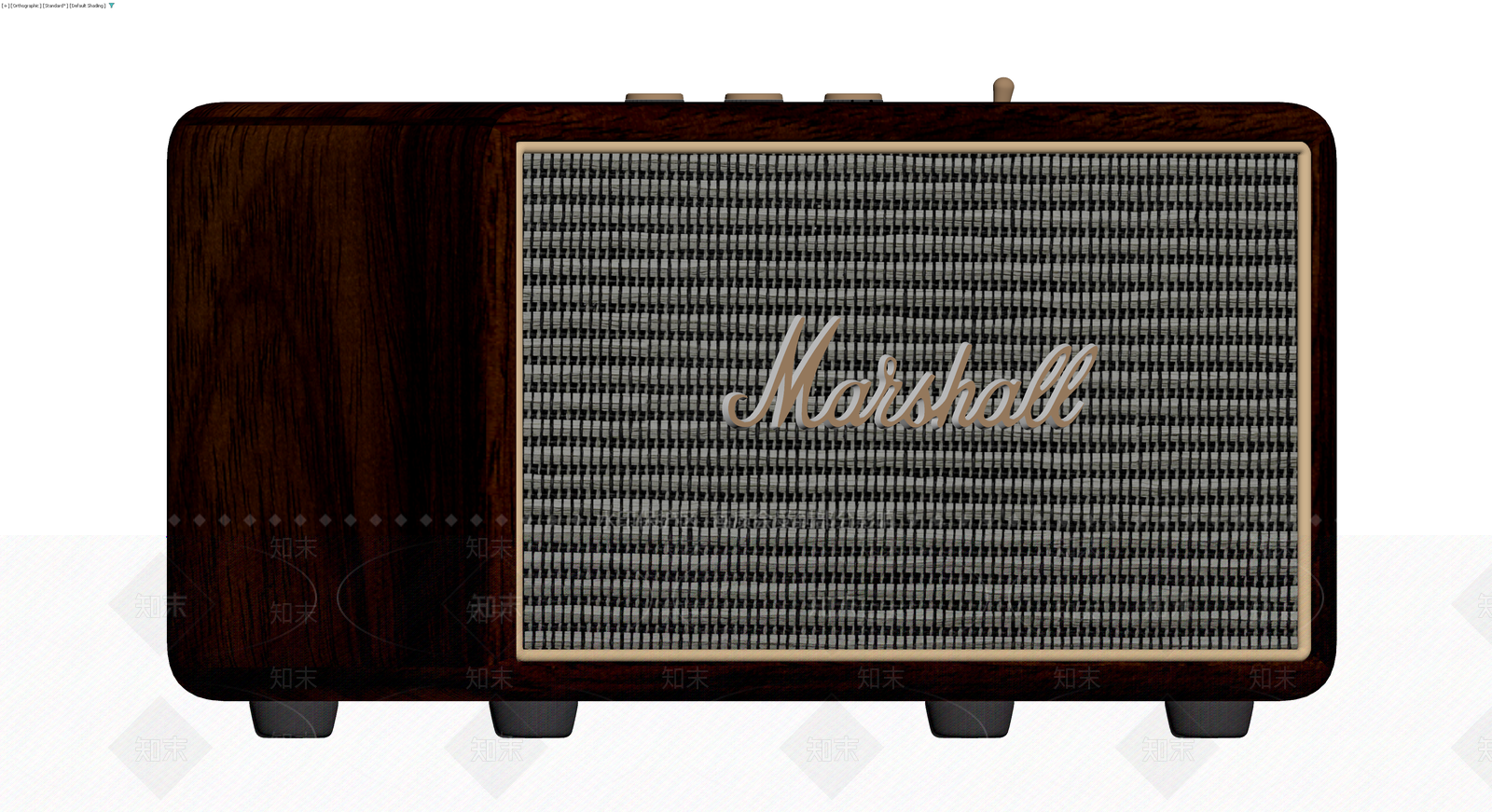 Marshall复古音箱3D模型下载【ID:1229963326】