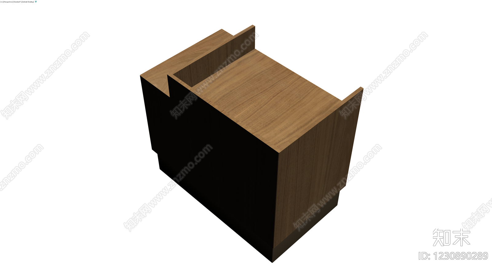 胡桃木纹理收纳盒3D模型下载【ID:1230890289】
