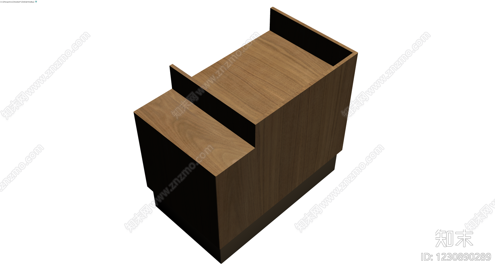 胡桃木纹理收纳盒3D模型下载【ID:1230890289】
