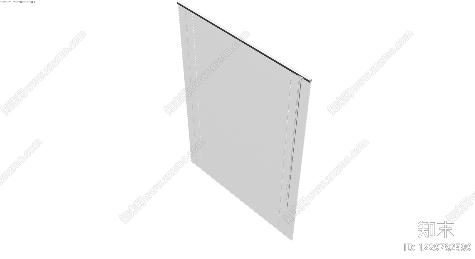 白色百叶窗组件3D模型下载【ID:1229782599】