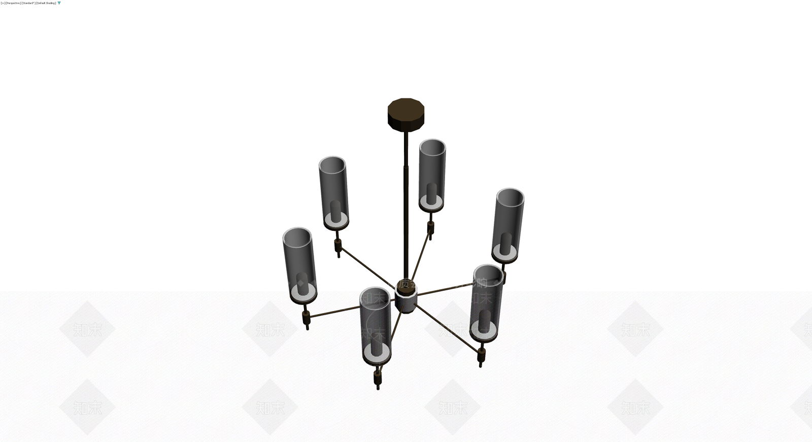六头吊灯组合3D模型下载【ID:1230145232】