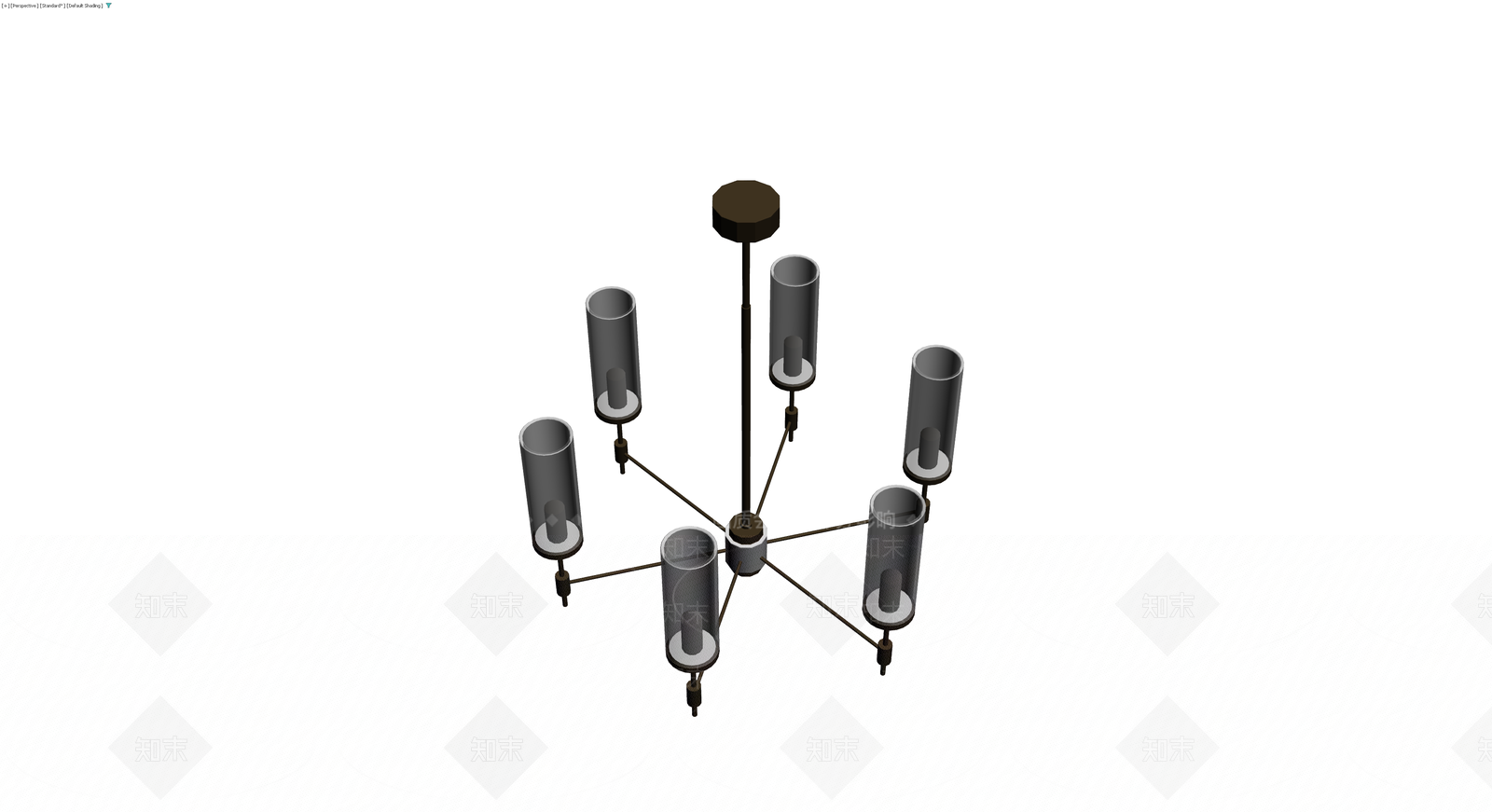 六头吊灯组合3D模型下载【ID:1230145232】